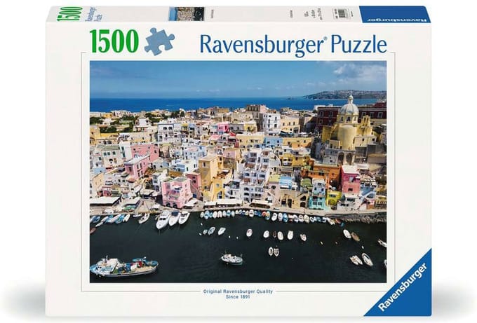 Ravensburger puzzel Buntes Procida - 1500 stukjes kleurrijk.
