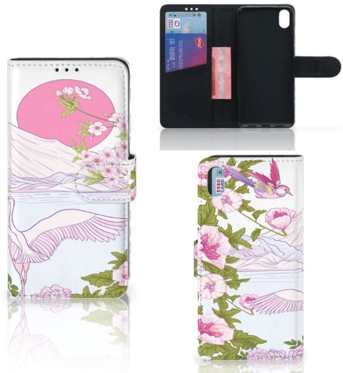 Xiaomi Redmi 7A Telefoonhoesje met Pasjes Bird Standing
