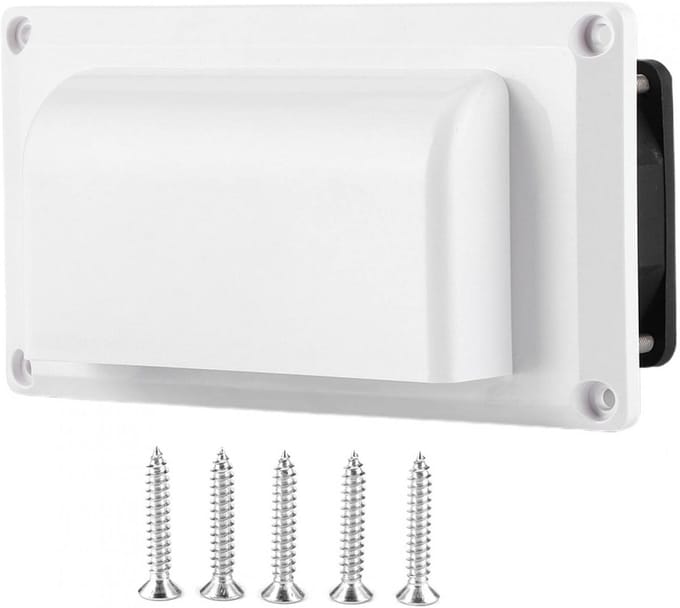 Dailygoods - Zijventilatie Afzuigventilator 12V voor Campers en Boten