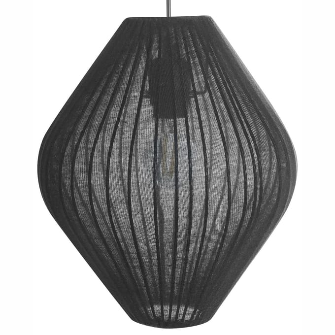 ALME - Hanglamp - Zwart - Stof