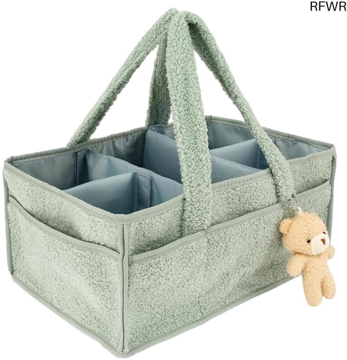 RFWR® Luiertas Organizer - Multifunctionele Babyluier Caddy voor Luiers, Doekjes en Babyspullen