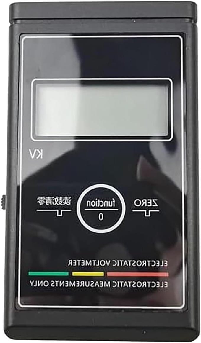 Elektrostatische Tester - Statische Meter - Oppervlaktes Meten - Draagbaar LCD Display - 0-50KV - Grijs