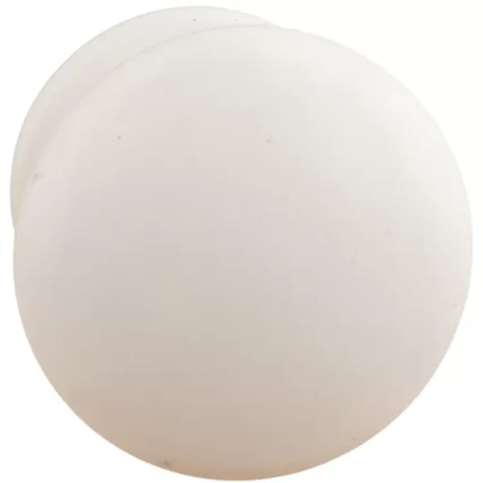 Bertomani Meubelknop - Aluminium - Wit - 25mm - Set Van 2