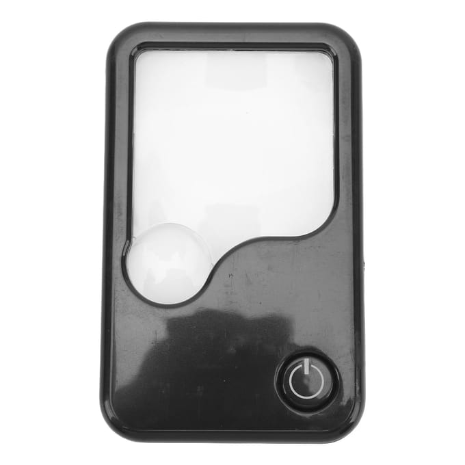 Vergrootglas Kaart Mini Draagbaar Creditcardformaat Vergrootglas met LED-licht voor Make-up Juweliers
