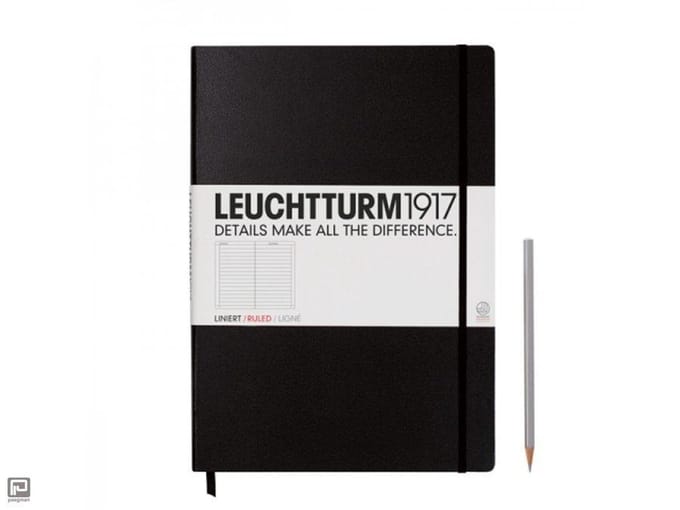 Leuchtturm1917 Notitieboek XL - Master Classic Gelinieerd - Zwart