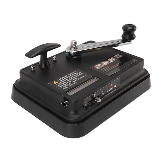 Handmatige Rolmachine Rechte Duw Roestvrij Staal s Roller Maker Zwart 6.5mm/0.26in
