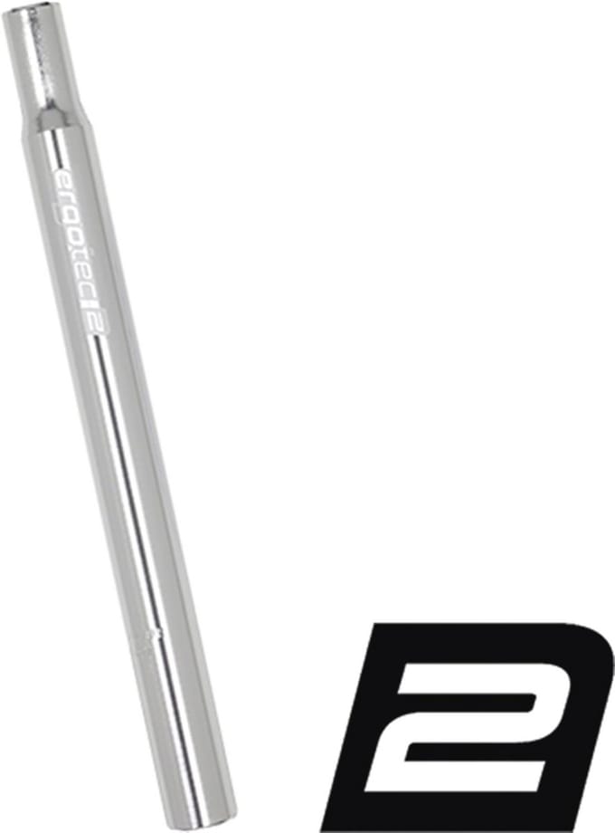 Zadelpen 26,8 x 300 mm CNC Aluminium Zilver