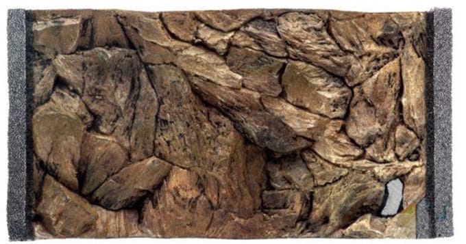 CeramicNature Standard 3D aquarium achterwand rotsstructuur voor aquarium en terrarium (diverse maten) 60Ã—30 1 deel