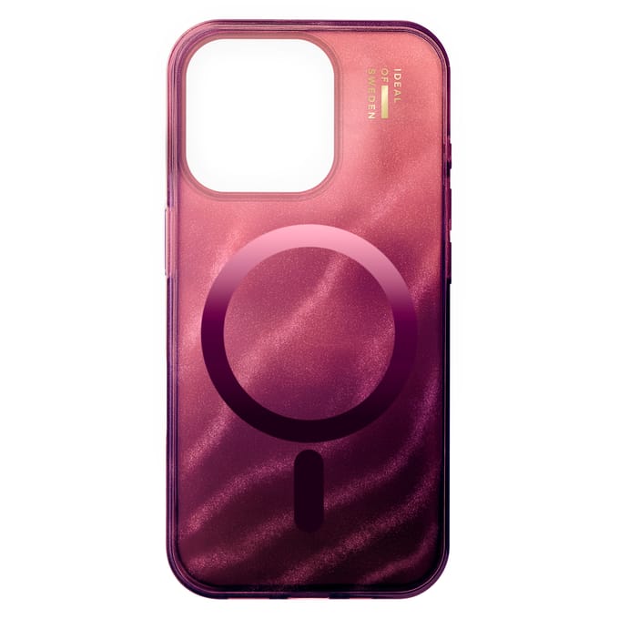 iDeal of Sweden Clear Case geschikt voor MagSafe geschikt voor iPhone 16 Pro - Cherry Lacquer