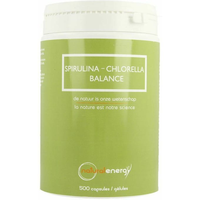 Spirulina Chlor. Caps 500 Natural Energy Labophar