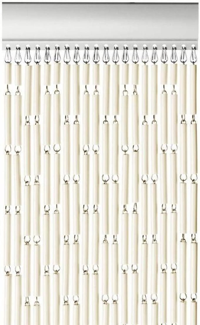 Wicotex - Vliegengordijn Tubes - 100x232 cm - Ecru