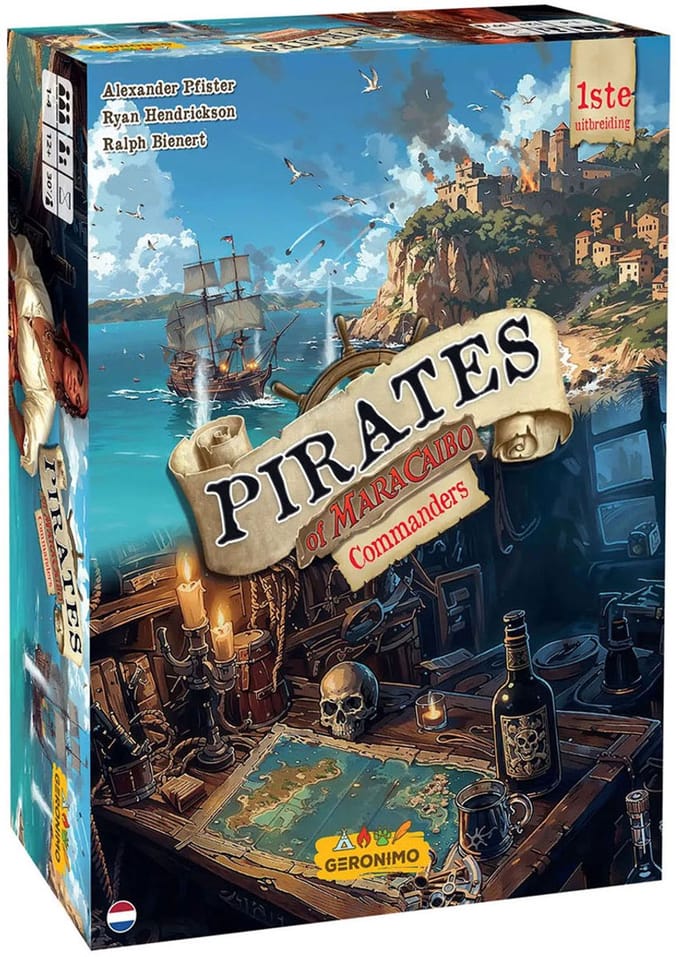 Geronimo Games bordspel uitbreiding Pirates of Maracaibo Commanders.