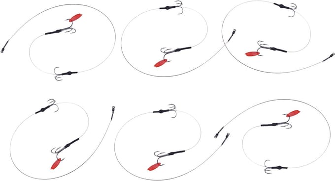 Ultimate 7x7 Steelwire Deadbait Leader Set (6 stuks) - Vistakel