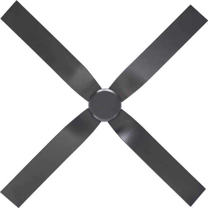 CasaFan Plafondventilator Eco Ventos, grijs, metaal, IP44, DC, wifi