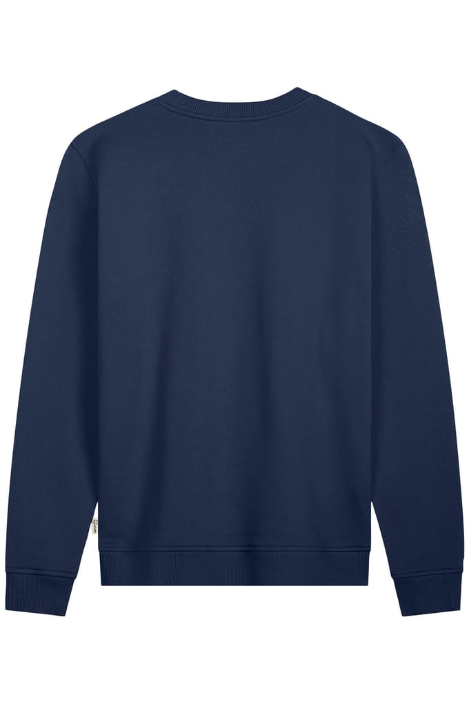 A-DAM Sweatshirt Navy With Tennis Ball Emb Black Iris Größe: M | Pullover Outlet | Herren | Blau