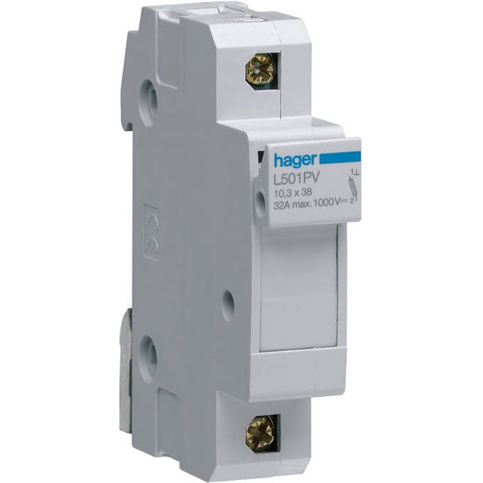 Hager L Houder Voor Cilindrische zekering - L501PV
