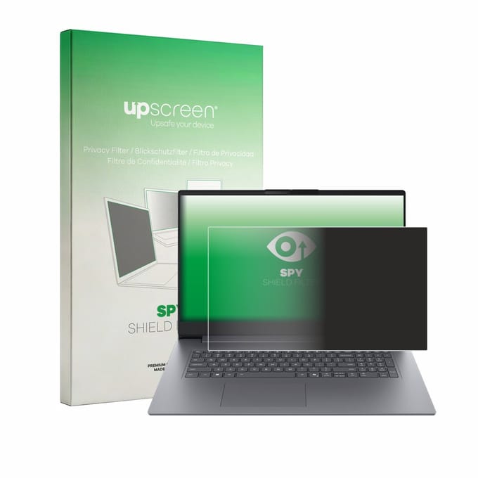 upscreen - privacyscherm voor Lenovo IdeaPad Slim 3i Gen 11 17" - privacy filter screenfilter Blauwlichtfilter