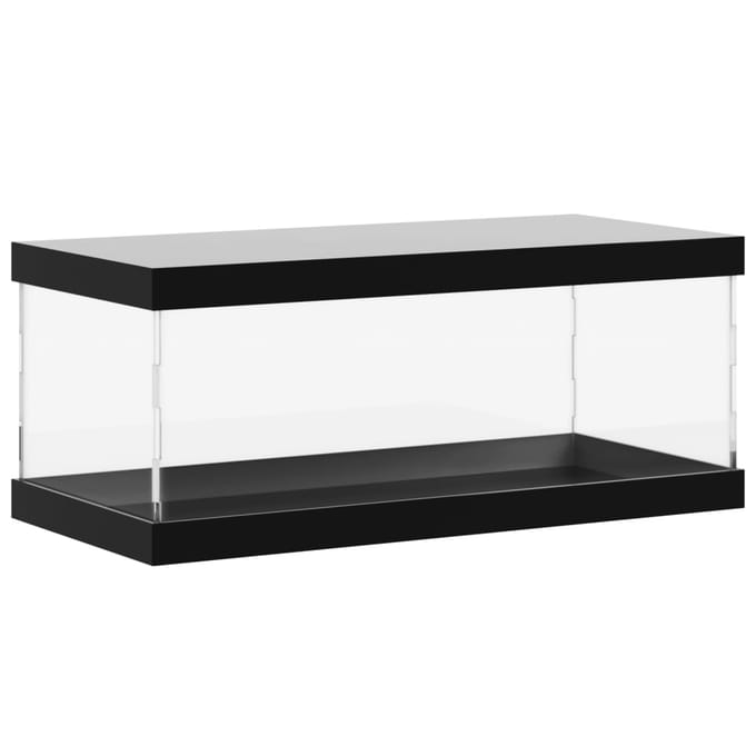 vidaXL - Vitrine - transparant - 34x16x14 - cm - acryl