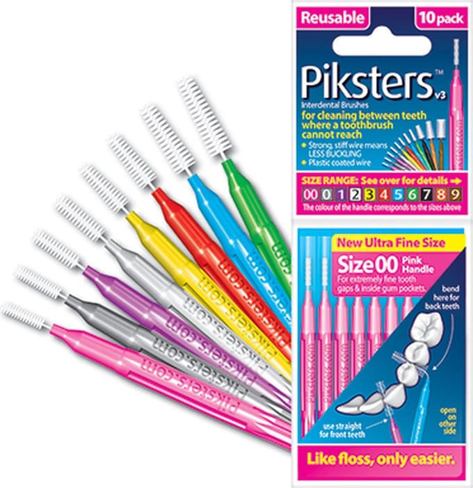 Piksters Interdentaal Ragers - Size 00 (Roze) - 10 stuks verpakking