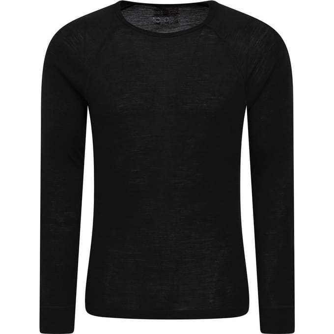 Mountain Warehouse Merino wollen thermo heren (Zwart)