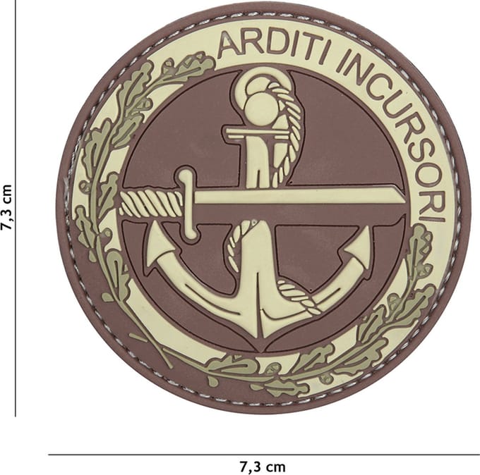 101 Inc Embleem 3D Pvc Arditi Incursori Multi  20056