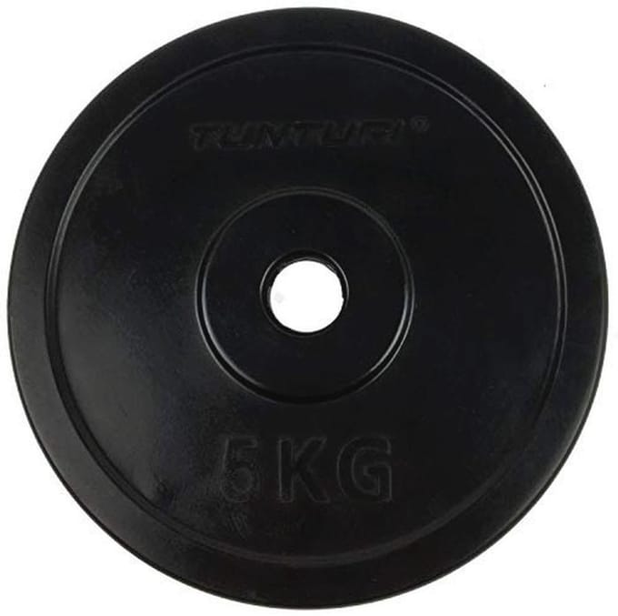 Rubber Hantel Platen 1,25 kg - Paar - Zwart