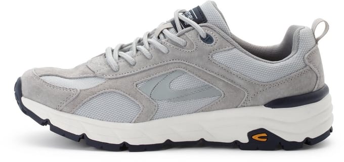 camel active Sneakers van nubuckleer - Maat womenswear-41 - Grijs