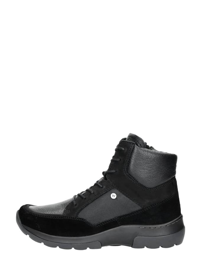 Wolky Raf Veterschoenen Hoog - zwart - Maat 36