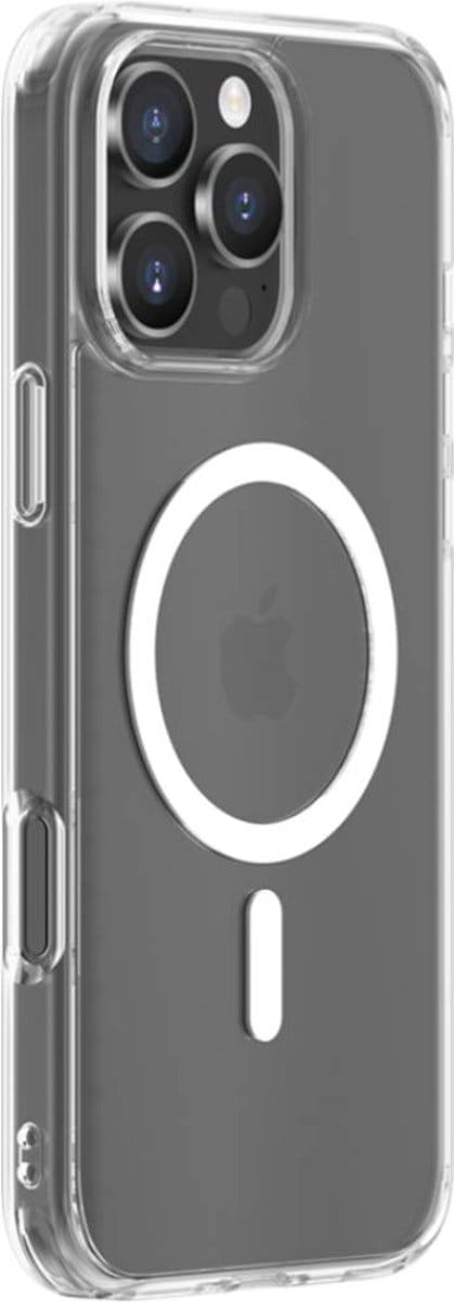 Bigben Connected, Hoesje geschikt voor iPhone 16 Pro - MagSafe, Transparant