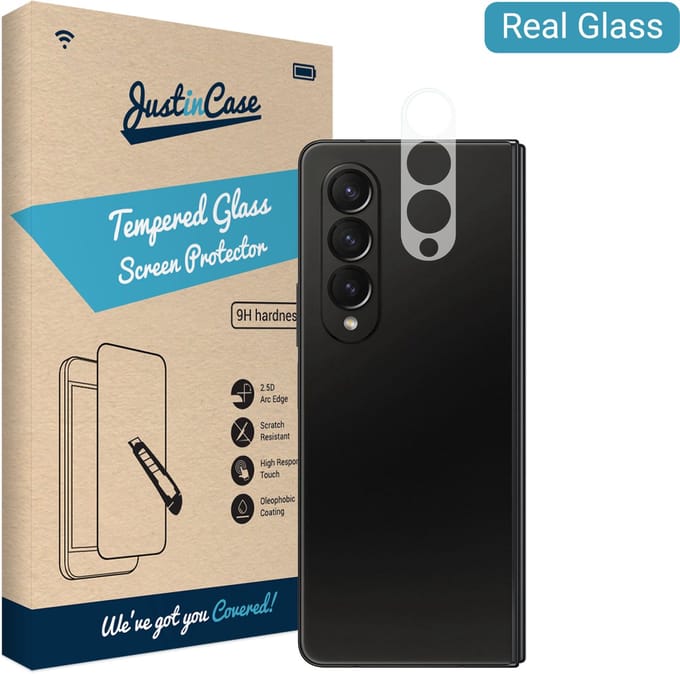 Just in Case camera Lens Screenprotector geschikt voor Samsung Galaxy Z Fold4 - 2 stuks