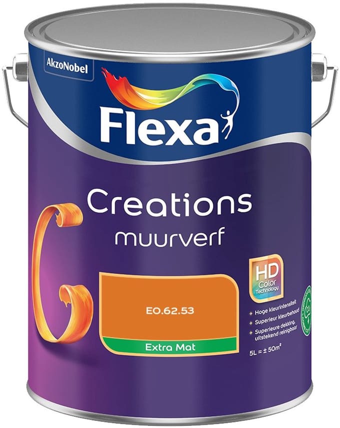 Flexa - Creations Muurverf Extra Mat - E0.62.53 - Mengverf - 5 L