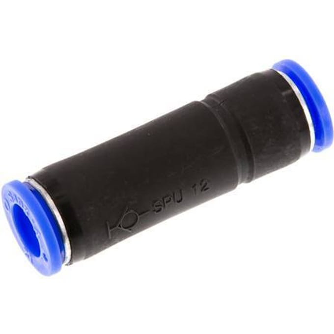 12mm Zelfsluitende Insteekkoppeling Vernikkeld Messing/PBT 0-10 bar