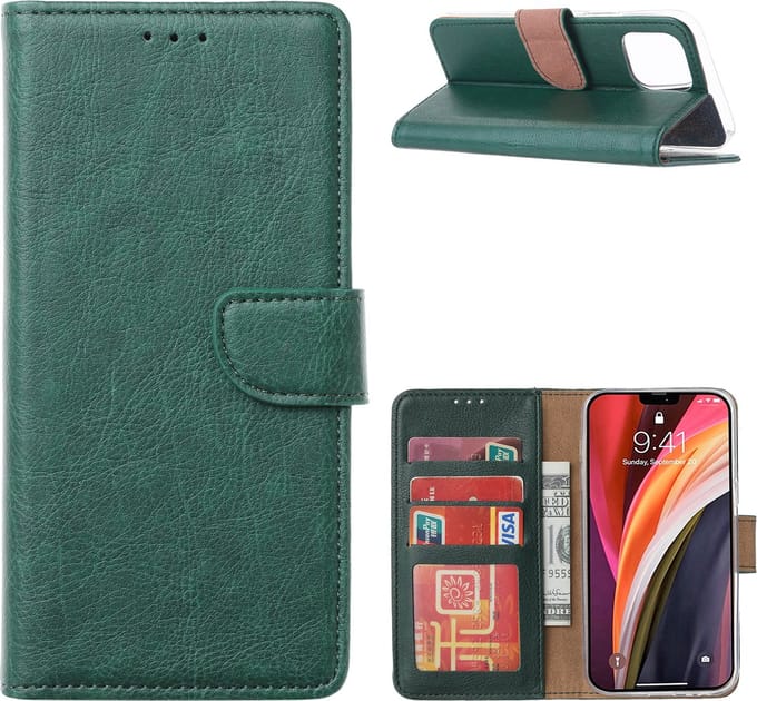Cityhoesje – iPhone 13 pro – Bookcase incl. Pasjeshouder