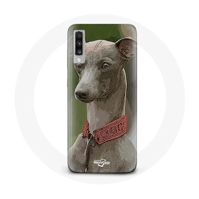 Hoesje voor Samsung Galaxy A70 Greyhound Greyhound grijs
