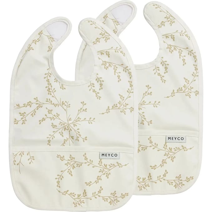 Meyco Baby Branches Slab Met Opvangbakje - 2-pack - Sand