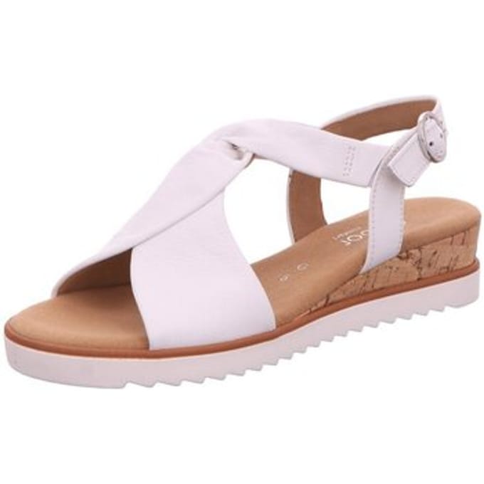 Gabor Damen Sandalette Genua in weiss
