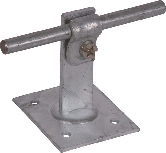 Dehn Dakgeleiderhouder St Tzn Voor Rd 6-10mm Met Plaat 50 - 202030