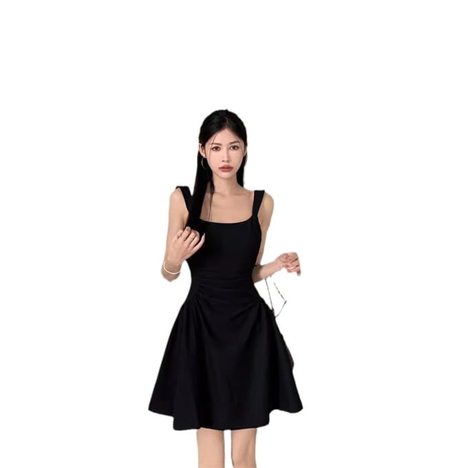 Jurk met bretels Dames Zomer Kleine A-lijn Korte Rok High-end Temperament Taille Rok S