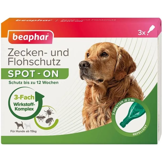 Ongediertebestrijding voor honden Beaphar Spot-on 75433
