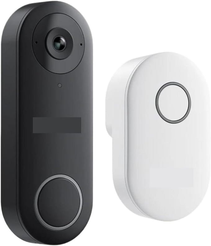 Videodeurbel - Slimme intercom - Veilige entree - Persoonsdetectie - 256GB opslag - Zwart