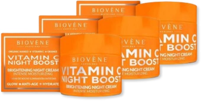 Biovene Nachtcreme Vitamin C 3 pak Voordeel