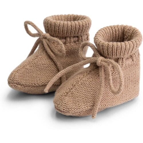 Prénatal newborn slofjes Pure Dark Sand Brown 1MT unisex