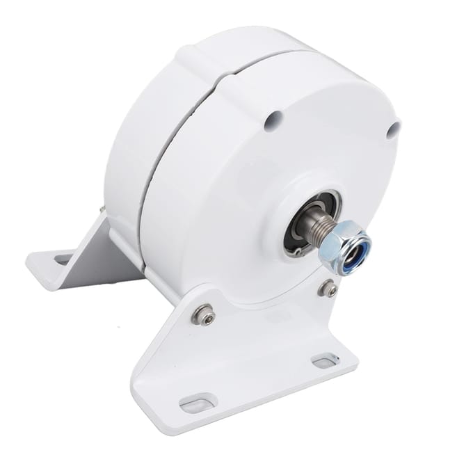 Permanente Magneet Generator Dubbele As 24V 3-fase Synchrone Generator Dynamo met Voet voor