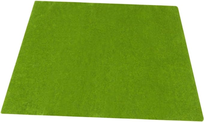 Kunstgras Mat - Nep Gazon - Modelbouw Decoratie - Realistisch Uiterlijk - 50x35cm - Groen