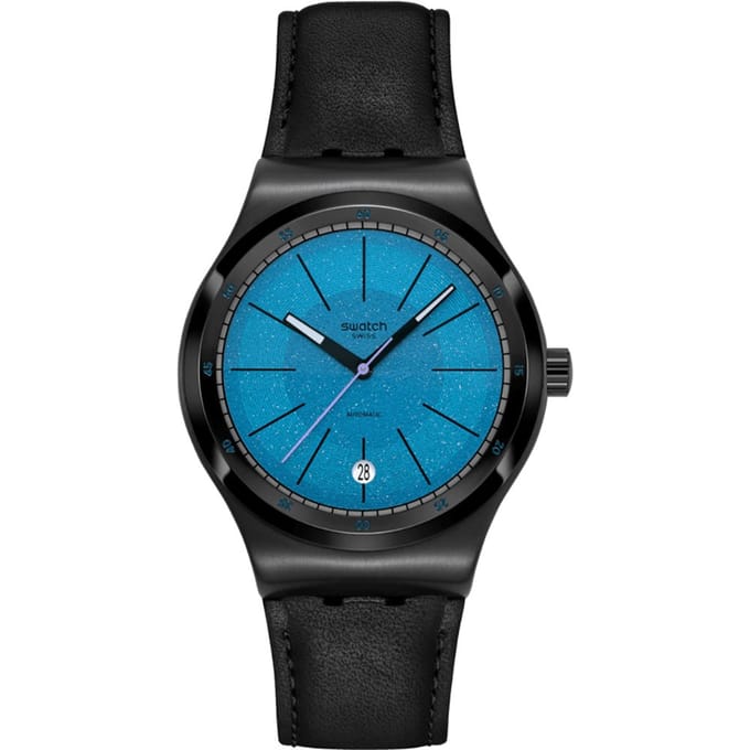 Swatch Sistem 51 Irony YIB408 Blackcloak Mechanism Horloge