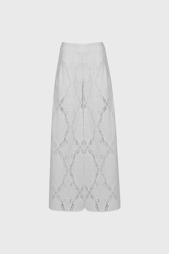Anne Fontaine Antibes White Taglia: 36 | Pantaloni da completo Outlet | Donna | Bianco