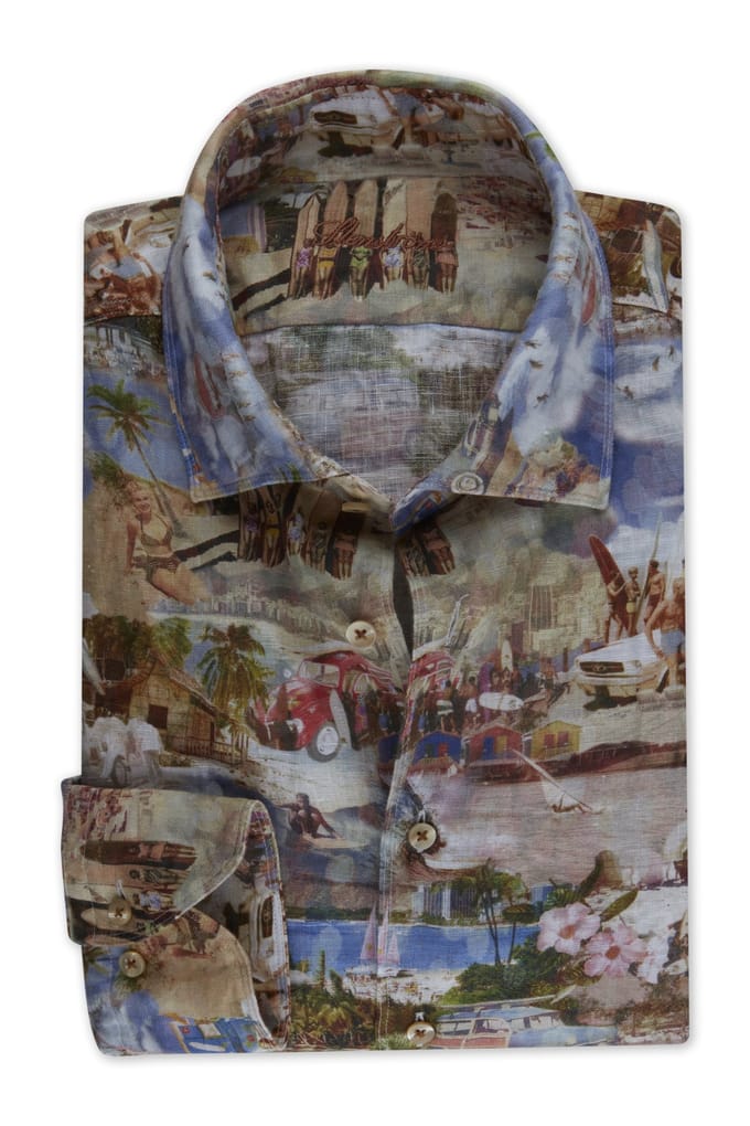 Stenströms Fitted Body/72, Rc Cuff, Sport Multi Pattern Taglia: M | Camicie Casual Outlet | Uomo
