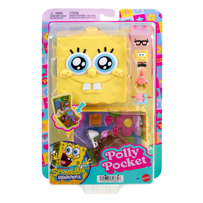 Polly Pocket Compacte Speelset - Spongebob Squarepants