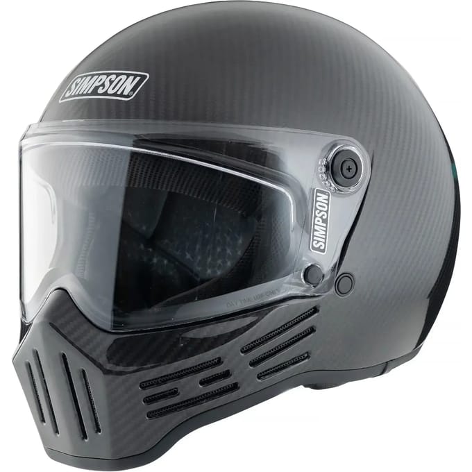 Simpson M30 Carbon Motorhelm -