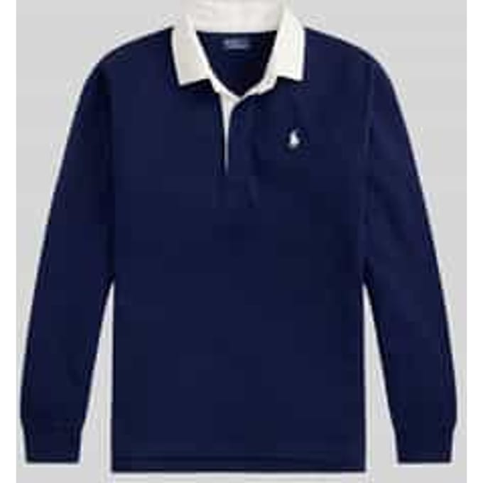 Rugbyshirt in relaxed fit van puur katoen